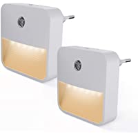 Los mejores  - NICREW Luz Nocturna (2 Pack)- Luz Quitamiedos Infantil- Luz de Noche con Sensor de Luz- Luz Ideal Para Dormitorio- Sala…